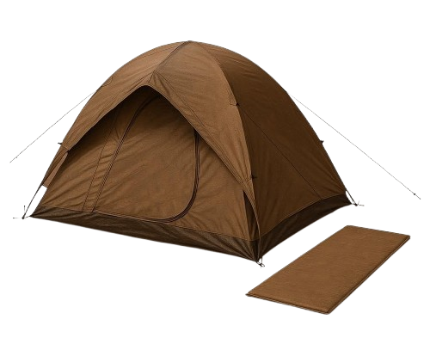 Tents and sleeping mats