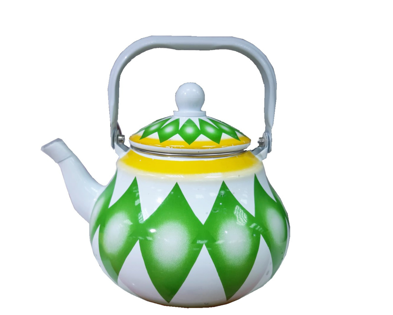 إبريق أخضر تراثي مزخرف – 2 لتر