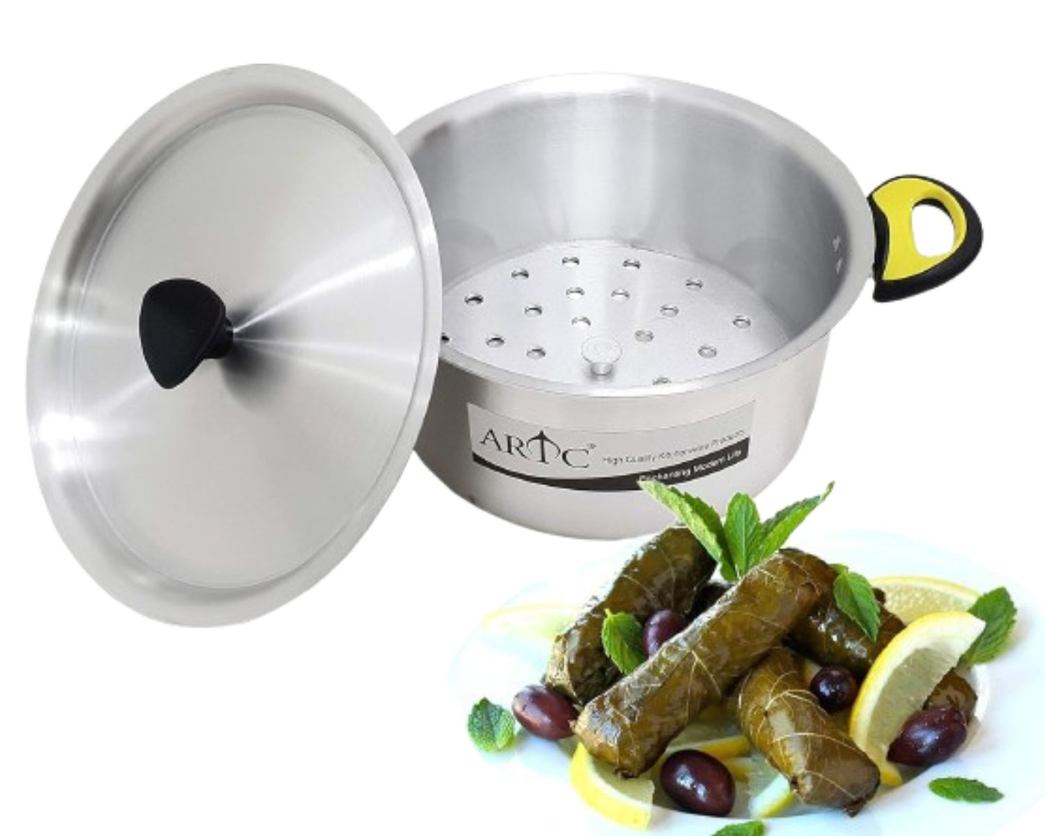 Stuffed Grape Leaves & Vegetable Pot – 19cm