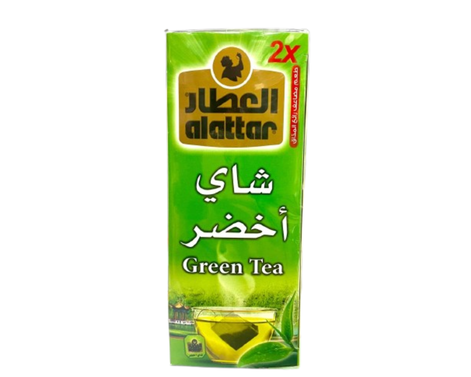 العطار – شاي أخضر سادة (20 ظرف)