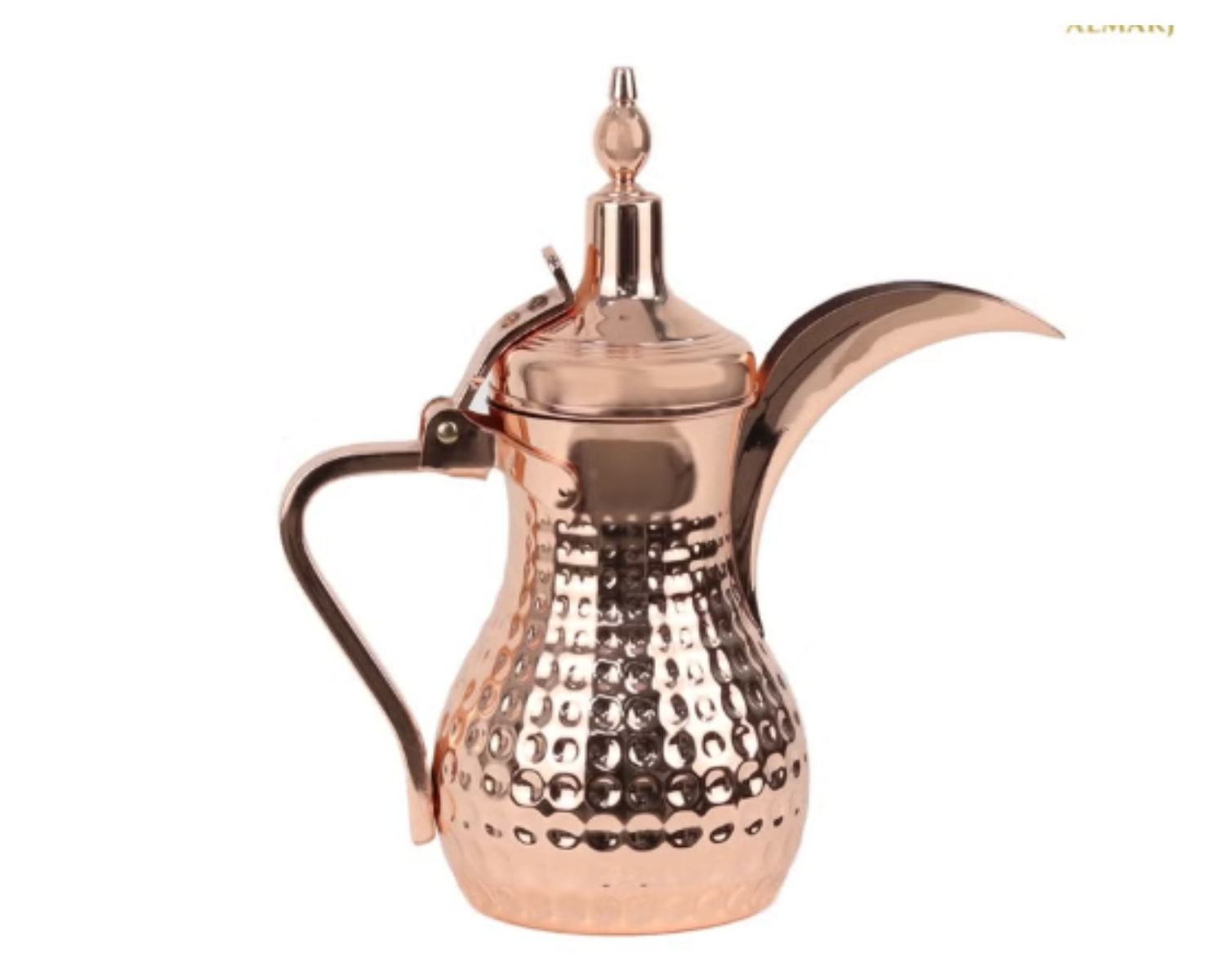دلة قهوة ستانليس ستيل - نحاسية