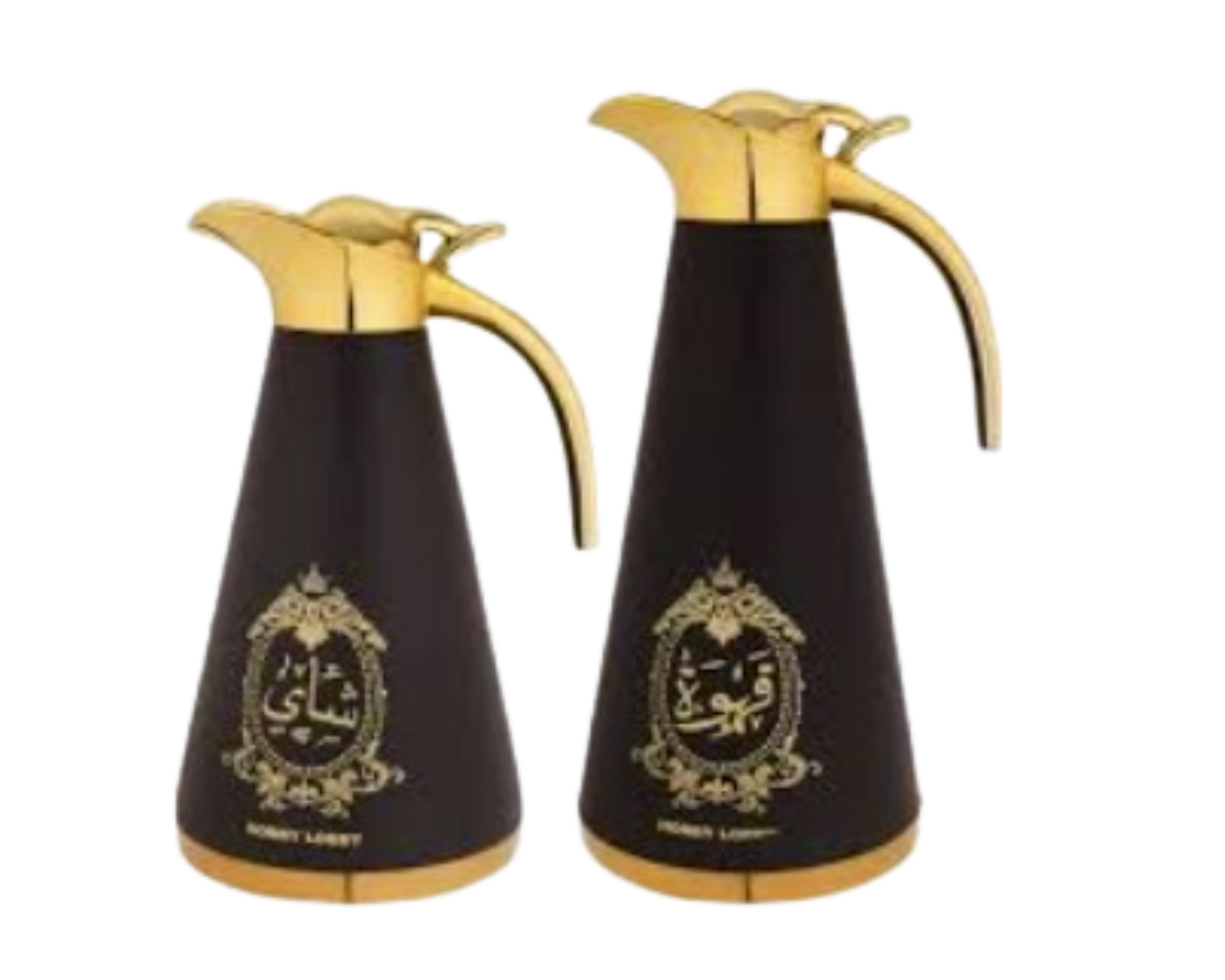 طقم دلة شاي وقهوة (أسود)