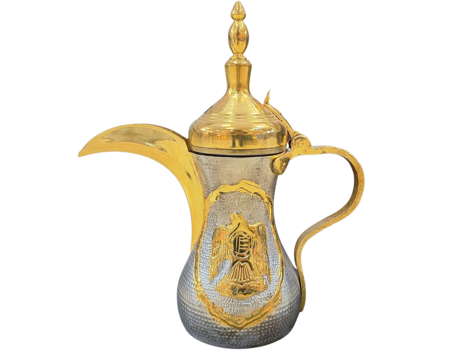 دلة القهوة السورية بشعار دولة الإمارات